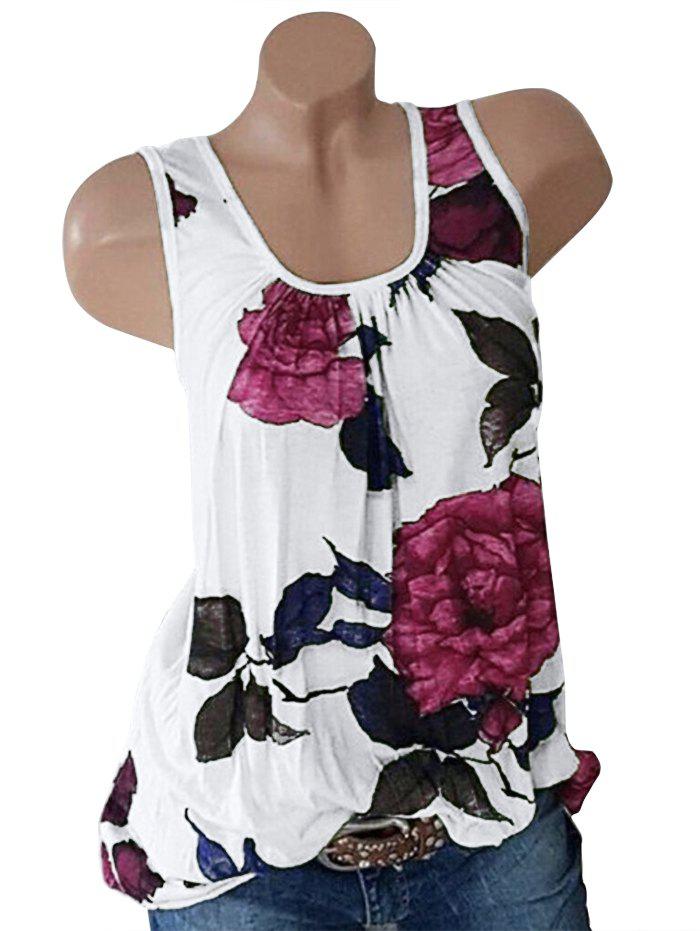 Plus Size & Curve Floral Print Tank Top