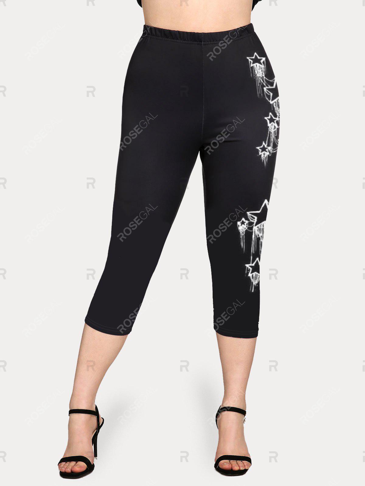 Plus Size & Curve Stars High Waisted Leggings