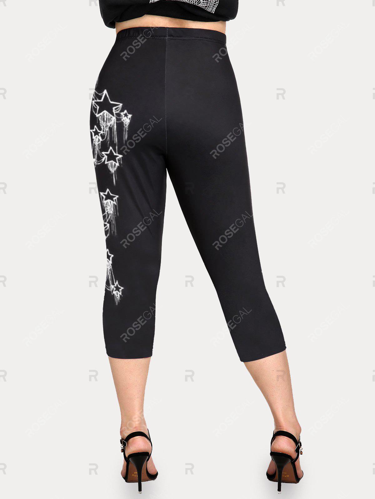 Plus Size & Curve Stars High Waisted Leggings